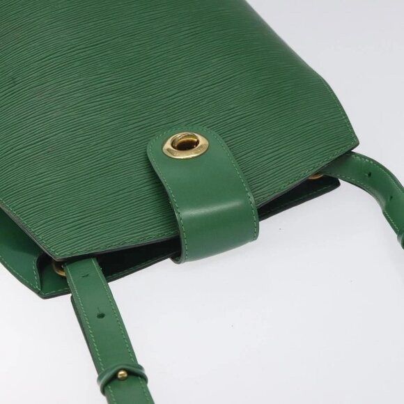 LOUIS VUITTON Epi Cluny Shoulder Bag Green - Picture 9 of 16